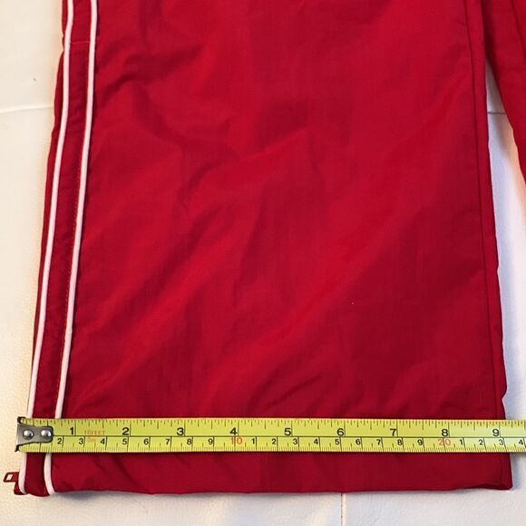 Aeropostal Red Lightweight Nylon Unisex Pants Size S - Picture 7 of 11